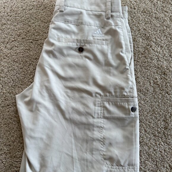 Mens ADIDAS golf CARGO shorts sz 32 waist Soft Smooth Fabric - Picture 4 of 5